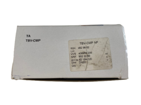 Zawór równoważący TA TBV DN20 3/4" NF Zawór równoważący TA TBV DN20 3/4" NF