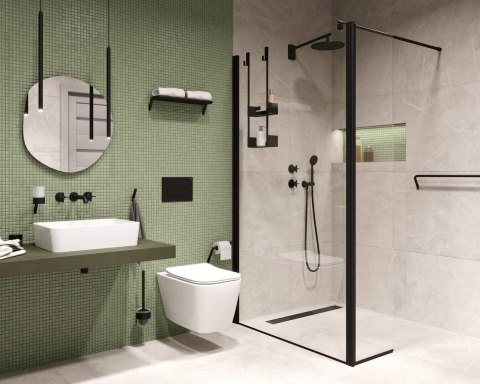Ścianka prysznicowa / walk-in systemu Kerria Plus 110 cm Ścianka prysznicowa / walk-in systemu Kerria Plus 110 cm