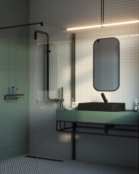 Ścianka prysznicowa / walk-in systemu Kerria Plus 110 cm Ścianka prysznicowa / walk-in systemu Kerria Plus 110 cm
