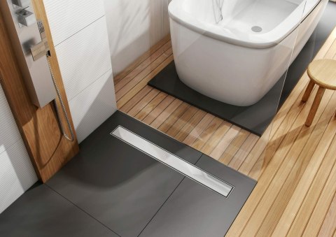 Odpływ liniowy podłogowy 100 cm - ruszt pełny Odpływ liniowy podłogowy 100 cm - ruszt pełny
