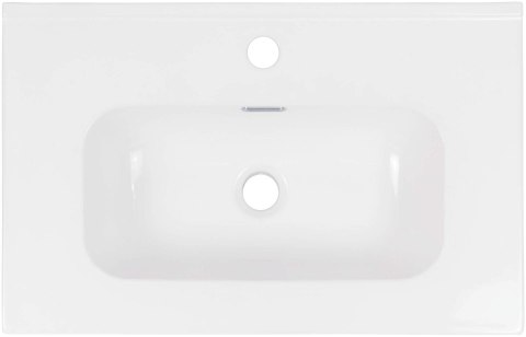 Umywalka ceramiczna wpuszczana z miejscem na baterię - 60 cm Umywalka ceramiczna wpuszczana z miejscem na baterię - 60 cm