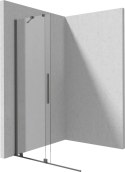 Ścianka prysznicowa walk-in 140 cm - przesuwna