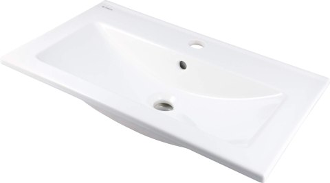 Umywalka ceramiczna wpuszczana z miejscem na baterię Umywalka ceramiczna wpuszczana z miejscem na baterię