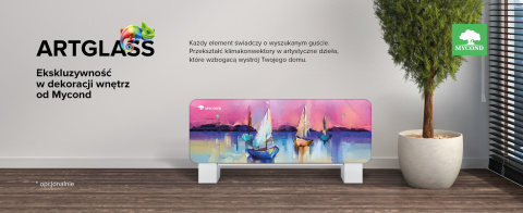 Klimakonwektor MYCOND SILVER GLASS WALL MC-SGW-800T2 Klimakonwektor MYCOND SILVER GLASS WALL MC-SGW-800T2