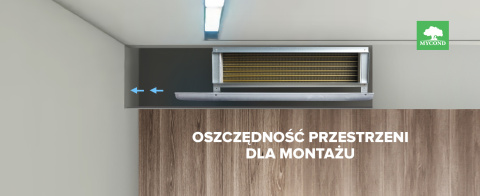 Klimakonwektor o niskim ciśnieniu MYCOND SLIM DC MCFC-085-DT2 Klimakonwektor o niskim ciśnieniu MYCOND SLIM DC MCFC-085-DT2
