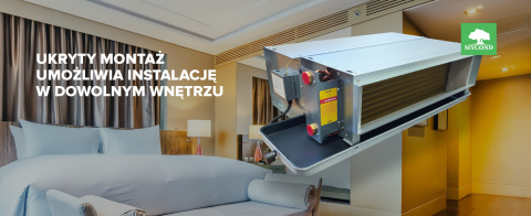 Klimakonwektor o niskim ciśnieniu MYCOND SLIM DC MCFC-102-DT2 Klimakonwektor o niskim ciśnieniu MYCOND SLIM DC MCFC-102-DT2
