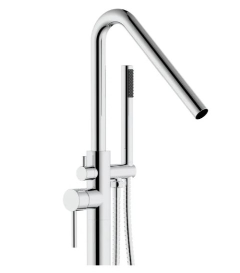 BATERIA WANNOWA PODŁOGOWA ARAS CHROM BATERIA WANNOWA PODŁOGOWA ARAS CHROM