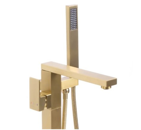 BATERIA WANNOWA PODŁOGOWA ST005 TERY ZŁOTA SZCZOTK BATERIA WANNOWA PODŁOGOWA ST005 TERY ZŁOTA SZCZOTK
