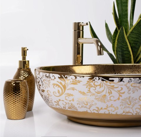 UMYWALKA MARGOT WHITE/GOLD - NABLATOWA UMYWALKA MARGOT WHITE/GOLD - NABLATOWA