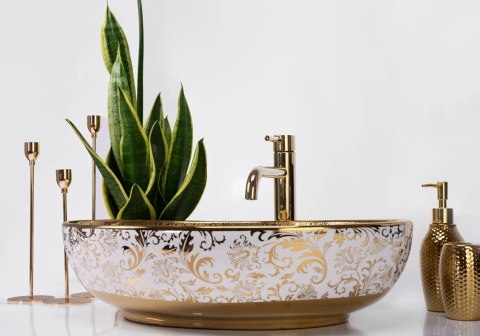 UMYWALKA MARGOT WHITE/GOLD - NABLATOWA UMYWALKA MARGOT WHITE/GOLD - NABLATOWA