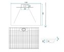 BRODZIK BAZALT LONG WHITE 80x100