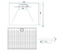 BRODZIK BAZALT LONG WHITE 90x120
