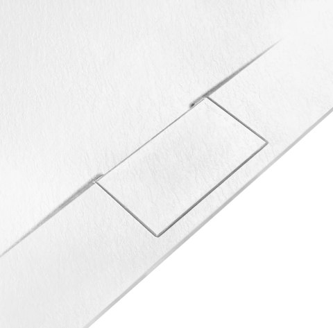 BRODZIK BAZALT LONG WHITE 90x120 BRODZIK BAZALT LONG WHITE 90x120