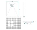 BRODZIK MAGNUM WHITE 80x120