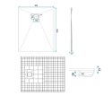 BRODZIK MAGNUM WHITE 90x120