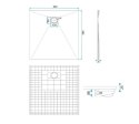 BRODZIK MAGNUM WHITE 90x120