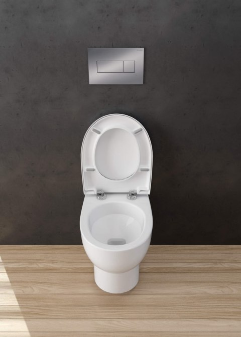 Miska WC z deską bezkołnierzowa Miska WC z deską bezkołnierzowa