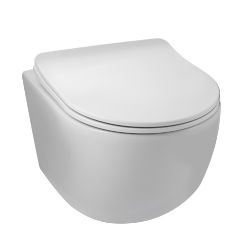 Zestaw podtynkowy WC stelaż Fix Frame Slim z białą miską WC Luna i przyciskiem spłukującym Axo Zestaw podtynkowy WC stelaż Fix Frame Slim z białą miską WC Luna i przyciskiem spłukującym Axo