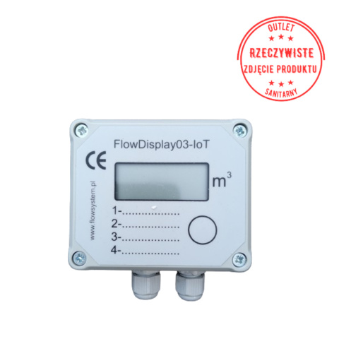 Zdalny licznik do wodomierzy FlowDisplay03-IoT Zdalny licznik do wodomierzy FlowDisplay03-IoT