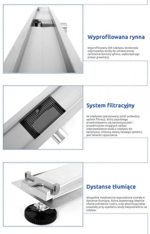 ODPŁYW NEO & PURE N SZCZOTKOWANY 700 ODPŁYW NEO & PURE N SZCZOTKOWANY 700