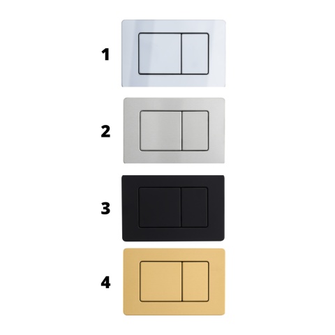 Zestaw podtynkowy WC stelaż Fix Frame Standard z czarną miską WC Luna i przyciskiem spłukującym AXO Zestaw podtynkowy WC stelaż Fix Frame Standard z czarną miską WC Luna i przyciskiem spłukującym AXO