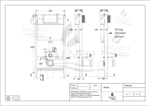 Zestaw podtynkowy WC stelaż Fix Frame Standard z czarną miską WC Luna i przyciskiem spłukującym AXO Zestaw podtynkowy WC stelaż Fix Frame Standard z czarną miską WC Luna i przyciskiem spłukującym AXO