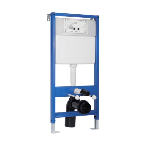 Zestaw podtynkowy WC stelaż Fix Frame Standard z czarną miską WC Luna i przyciskiem spłukującym IXO Zestaw podtynkowy WC stelaż Fix Frame Standard z czarną miską WC Luna i przyciskiem spłukującym IXO