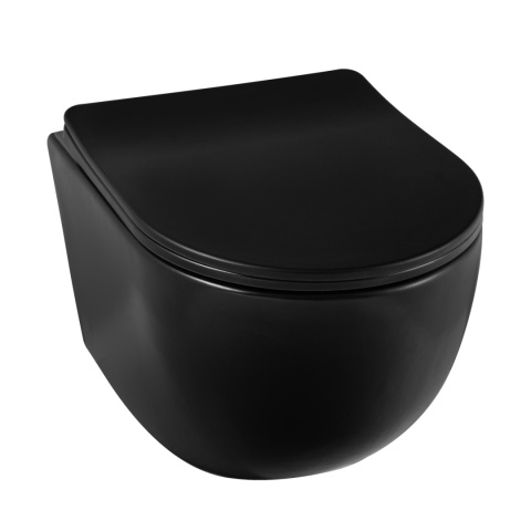 Zestaw podtynkowy WC stelaż Fix Frame Standard z czarną miską WC Luna i przyciskiem spłukującym IXO Zestaw podtynkowy WC stelaż Fix Frame Standard z czarną miską WC Luna i przyciskiem spłukującym IXO