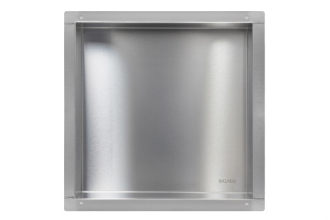WALL-BOX NO RIM - Półka wnękowa bezramkowa INOX 30x30x10 cm WALL-BOX NO RIM - Półka wnękowa bezramkowa INOX 30x30x10 cm