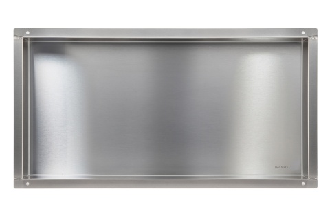 WALL-BOX NO RIM - Półka wnękowa bezramkowa INOX 60x30x10 cm WALL-BOX NO RIM - Półka wnękowa bezramkowa INOX 60x30x10 cm