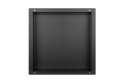 WALL-BOX No Rim Black - Półka wnękowa bezramkowa czarna 30x30x10 cm