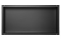 WALL-BOX No Rim Black - Półka wnękowa bezramkowa czarna 60x30x7 cm