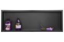 WALL-BOX No Rim Black - Półka wnękowa bezramkowa czarna 90x30x7 cm