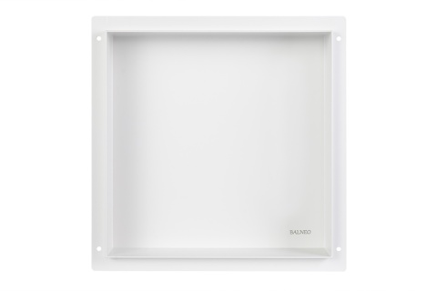 WALL-BOX No Rim White - Półka wnękowa bezramkowa biała 30x30x7 cm WALL-BOX No Rim White - Półka wnękowa bezramkowa biała 30x30x7 cm