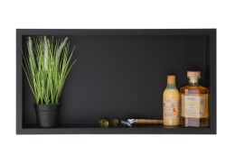 WALL-BOX ONE Black - Półka pojedyncza czarna 60x30x10 cm