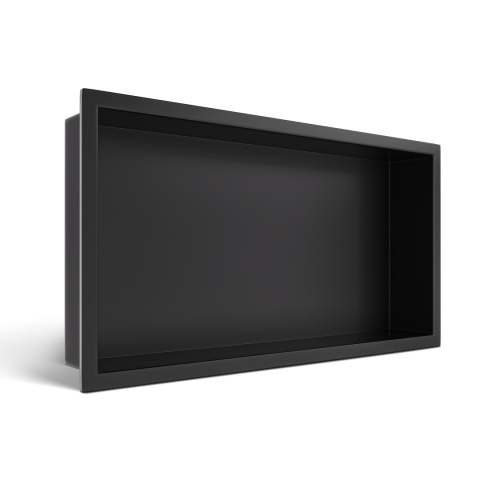 WALL-BOX ONE Black - Półka pojedyncza czarna 60x30x7 cm WALL-BOX ONE Black - Półka pojedyncza czarna 60x30x7 cm