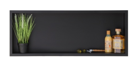 WALL-BOX ONE Black - Półka pojedyncza czarna 90x30x7 cm WALL-BOX ONE Black - Półka pojedyncza czarna 90x30x7 cm
