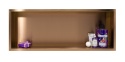 WALL-BOX ONE Copper - Półka pojedyncza miedziana 90x30x10 cm