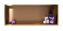 WALL-BOX ONE Copper - Półka pojedyncza miedziana 90x30x7 cm