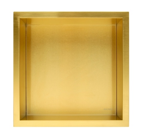 WALL-BOX ONE Gold / Brass - Półka pojedyncza złota 30x30x10 cm WALL-BOX ONE Gold / Brass - Półka pojedyncza złota 30x30x10 cm