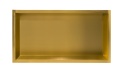 WALL-BOX ONE Gold / Brass - Półka pojedyncza złota 60x30x7 cm