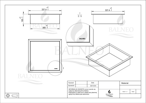 WALL-BOX ONE White - Półka pojedyncza biała 30x30x10 cm WALL-BOX ONE White - Półka pojedyncza biała 30x30x10 cm