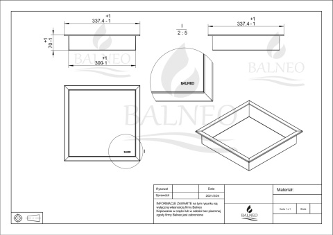 WALL-BOX ONE White - Półka pojedyncza biała 30x30x7 cm WALL-BOX ONE White - Półka pojedyncza biała 30x30x7 cm