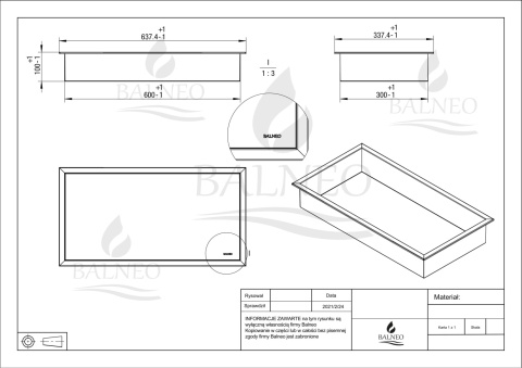 WALL-BOX ONE White - Półka pojedyncza biała 60x30x10 cm WALL-BOX ONE White - Półka pojedyncza biała 60x30x10 cm
