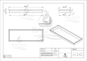 WALL-BOX ONE White - Półka pojedyncza biała 90x30x7 cm