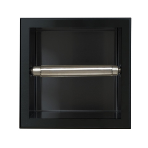 WALL-BOX PAPER 1 Black - Podajnik papieru czarny