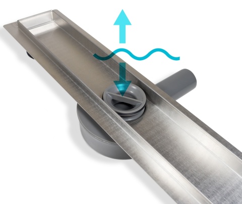 360 Drain 2w1 Odpływ liniowy 100 cm z obrotowym syfonem dwustronny chrom 360 Drain 2w1 Odpływ liniowy 100 cm z obrotowym syfonem dwustronny chrom