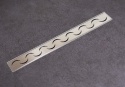 Decor Inox Odpływ liniowy z panelem dekoracyjnym Moon, 100 cm