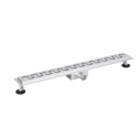Decor Inox Odpływ liniowy z panelem dekoracyjnym Moon, 100 cm