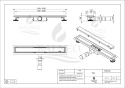 Duplex Next 2w1 Odpływ liniowy 30 cm dwustronny chrom